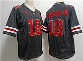 Men's Ohio State Buckeyes #18 Marvin Harrison JR. Black 2023 F.U.S.E. Limited Stitched Jersey,baseball caps,new era cap wholesale,wholesale hats